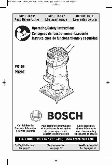 Bosch Power Tools Router PR10E-page_pdf